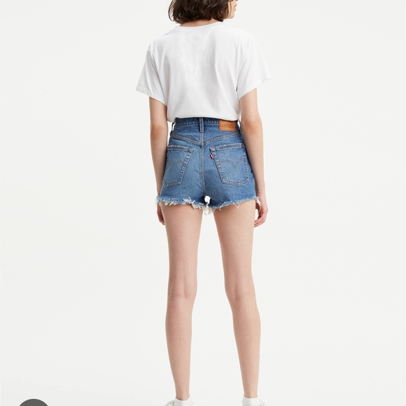 Levi's Pants - Levi's Ribcage Blue Denim Shorts